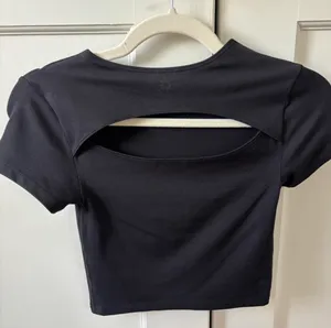 Aerie Black Athletic Top thumbnail 2