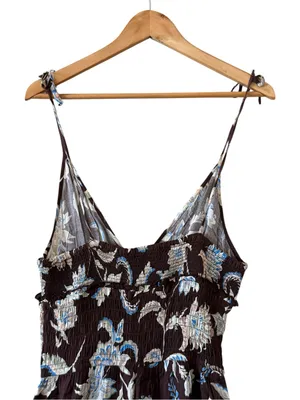 PATRONS OF PEACE Arcadia Floral Jumpsuit Brown Size M NEW thumbnail 5