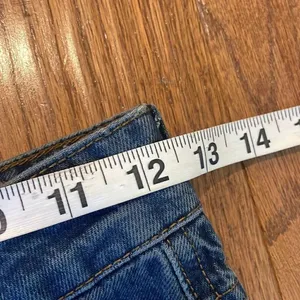 Zara seam front high rise tapered straight leg jeans 2 thumbnail 5