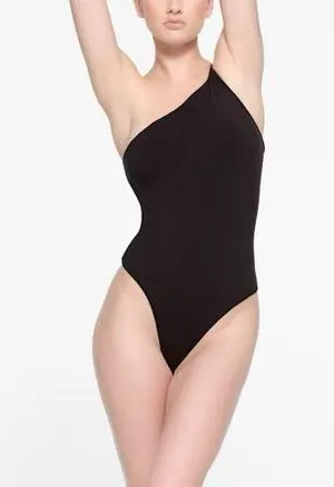NWOT Skims Cotton Twist Bodysuit in Soot thumbnail 1