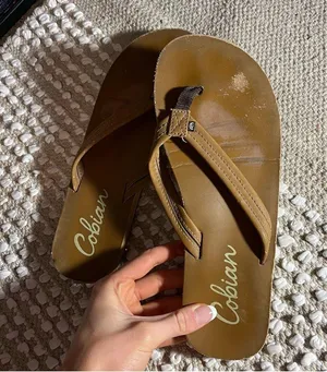 Cobian Tan Flip Flops Size 9 thumbnail 1