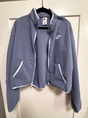 Nike Blue Lightweight Fleece Zip-Up thumbnail 2