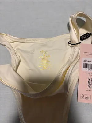 Oh Polly Cream Strapless Bandeau Bikini Bottom thumbnail 5