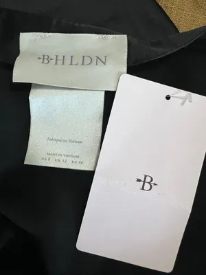 BHLDN Lucy Black Satin One Shoulder Ruched Mini Dress Size 8 NWT thumbnail 10