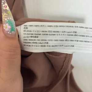 Abercrombie & Fitch Tan Soft A&F Collection Bodysuit Size M thumbnail 4
