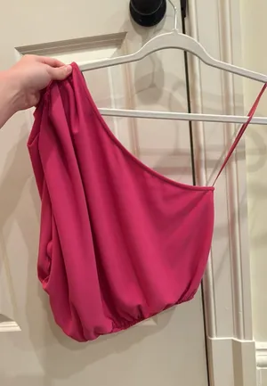 ZARA One Shoulder Top thumbnail 4