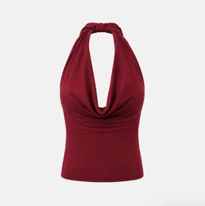 OW Collection Merle Draped Top Red thumbnail 5