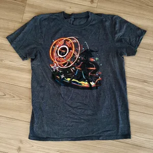 Charcoal Grey Anime Tee Gray Size L thumbnail 1