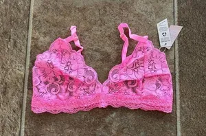 Free People HAH Chi Bralette Rose Quartz Size Medium thumbnail 4