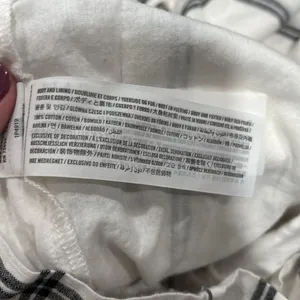 Abercrombie & Fitch White and Black Check Cutout Romper Size 2 thumbnail 9