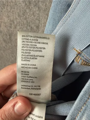Free People We the Free Women’s 28 Light Wash Flare Pull on Jeans thumbnail 4