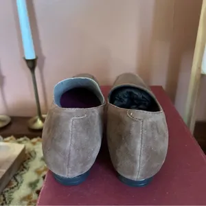 Munro Diedre Cocoa Suede Leather Brown‎ Flats Slip On Loafers Shoes NEW Size 7N thumbnail 4