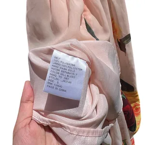Aura Pink Sleeveless Backless Maxi Dress with Floral Print‎ Small thumbnail 5