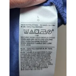 Banana Republic NWT Silky Halter Top L Granite Blue Ruched V-Neck‎ $54.99 thumbnail 7
