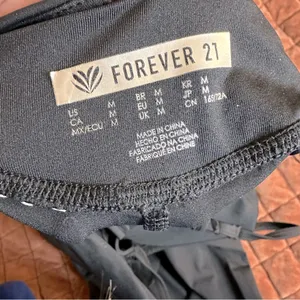 Forever 21 Black Active Flare Strappy Back Jumpsuit thumbnail 4