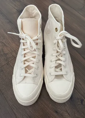 All White Converse High-Top thumbnail 1