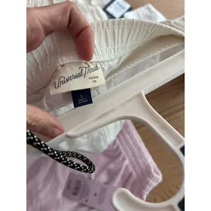 Universal Threads New Women’s Shorts Linen Rayon Elastic Waistband White Large thumbnail 4