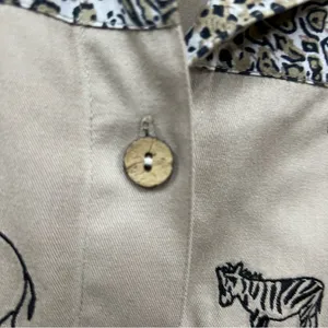 Dressbarn xl safari Animal Print ButtonUp embroidered beaded top jacket cardigan thumbnail 13
