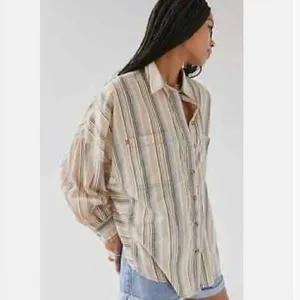 BDG Urban Outfitters Bell Button-Down Shirt Striped Oversized Long Sleeve (XS) thumbnail 5
