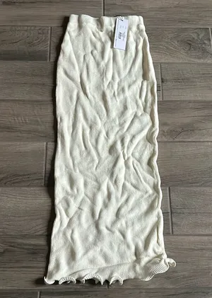 Sundays primrose skirt in white thumbnail 1