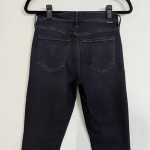 Mother Size-26 The Stunner‎ Two Step Fray Last Call Dark Blue Wash Denim Jeans thumbnail 11