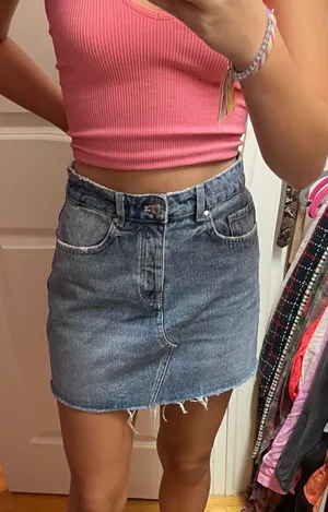 ZARA Jean Skirt thumbnail 1