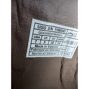 UGG Jass Grey Suede Slip-On Platform Sneakers 1106545 Womens 7 thumbnail 9