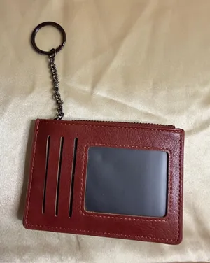 Women’s Leather Card & Key Holder - Brown thumbnail 1