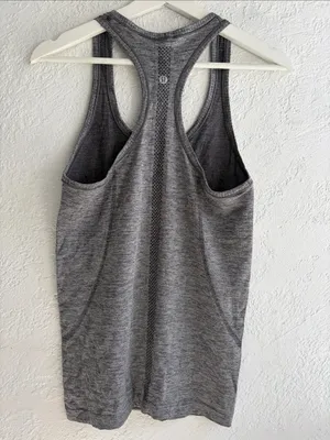 Lululemon Women’s Gray Racerback Active Tank Top thumbnail 2
