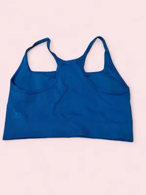 all in motion Cobalt Ribbed Seamless Sports Bra thumbnail 2