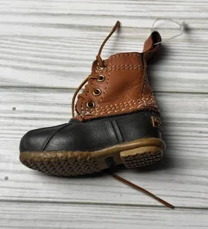 L.L. Bean Brown and Black Bean Boots Keychain Accessory New Without Tag thumbnail 1