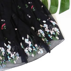 PATRIZIA PEPE Embroidered Tulle Top Strapless Floral Punk Size 40 US 4 thumbnail 5
