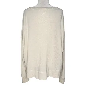 Offline by Aerie Waffle Oversized Top L Lounge Beach‎ Travel Comfort Stretch thumbnail 4