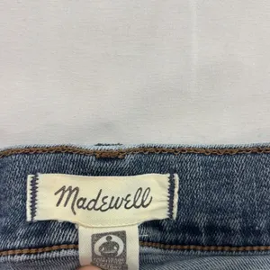 Madewell Mid-Rise Kick Out Jeans Blue Stretch Denim Size 30 Flare Cropped thumbnail 8