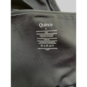 Quince Italian High-Rise High-Leg Bikini Bottom Swim Black Size XL NEW thumbnail 5