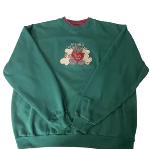 Vintage Green Grandkids Beary Best Embroidered Sweatshirt Size L‎ thumbnail 1