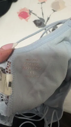Hollister Blue Lace Tank Top thumbnail 3