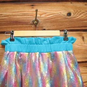 Queen of Sparkles Rainbow Glitter Skirt Skort thumbnail 4