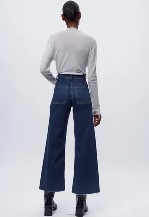 Zara High Waisted Jeans thumbnail 4