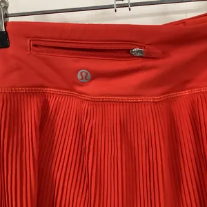 Rust Pleated Mini Skirt thumbnail 7