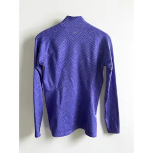 Reebok Womens Purple Chevron Quarter Zip Long Sleeve Athletic‎ Pullover Size M thumbnail 2