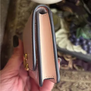 Authentic Coach 1941 calf leather Tan and Gold Card wallet thumbnail 4