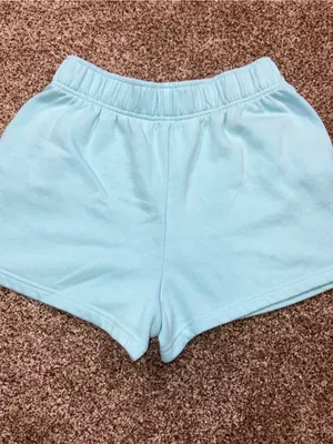 Liv Outdoor Light Blue Fleece Lounge Shorts Medium thumbnail 4
