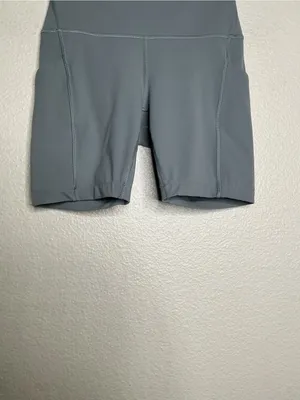 Lululemon Align High Rise Short with Pockets grey 4 thumbnail 4