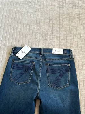 NWT 7 for all mankind Dojo Y2K flare leg trouser jeans 30” thumbnail 9