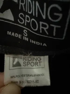 {RIDING SPORT} Knee Patch Gray Fleece-Lined Horseback Riding Breeches Leggings thumbnail 7