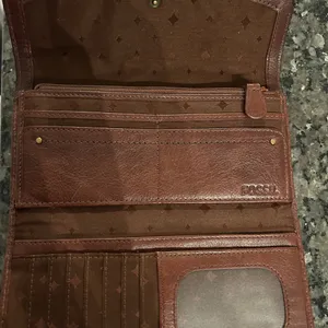 Fossil Brown Patterned Wallet thumbnail 7