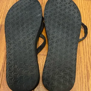 Women's Black Teva Olowahu‎ Flip-Flops Sandals 6840C Size 9 thumbnail 3
