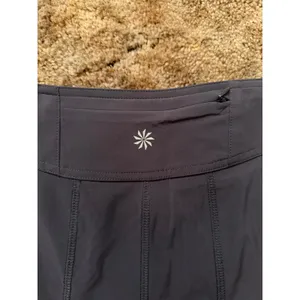 Athleta Wear About Pleated Active Skort Gray Tennis Golf Skirt Athleisure EUC thumbnail 5