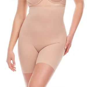 SPANX Shapewear nude beige high rise shorts mid thigh neutral sand assets thumbnail 1